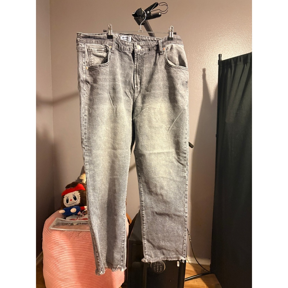 Juicy Couture Light Grey Venice Denim Jeans Sz 16W
